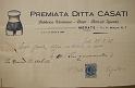 1929-02-23 cartolina Premiata ditta Casati di Merate per cinto speciale doppio con lastrina in acciaio